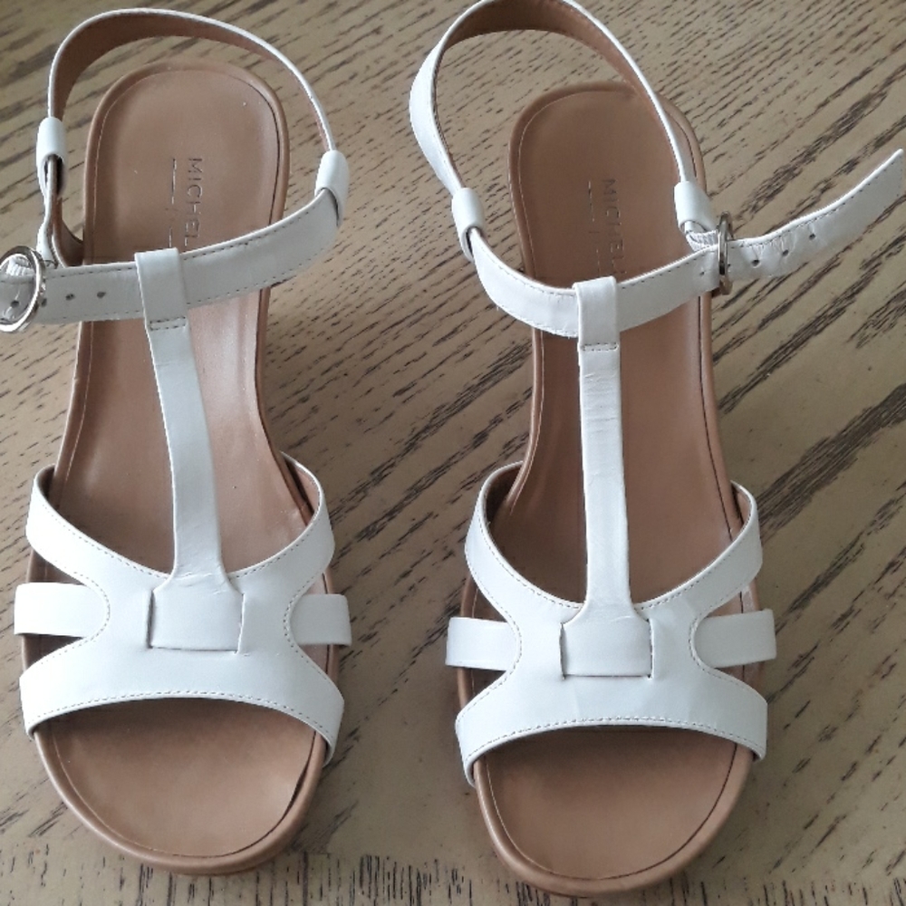 Michekle White Sandal